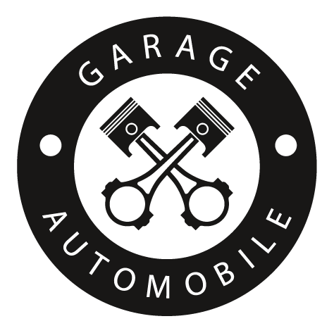Sticker garage pistons de voiture